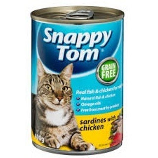 Snappy Tom Sardines With Chicken 400 g