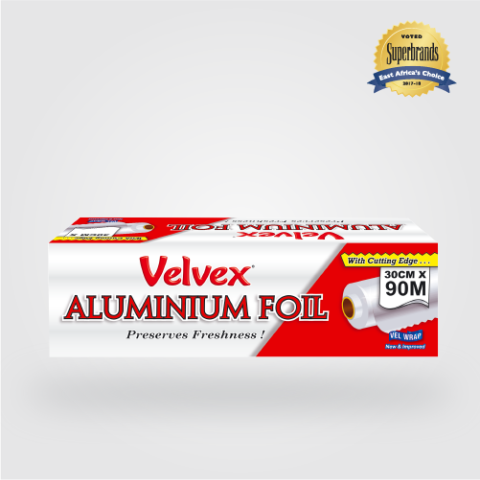 Velvex Aluminium Foil 30cm(w)x90m(l)