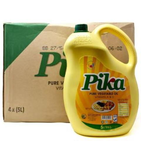 Pika Cooking Oil 5 Ltr x 4pcs Carton