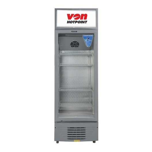 Von HPBC158W/VARV15DAS Vertical Cooler, 150L - White+Grey