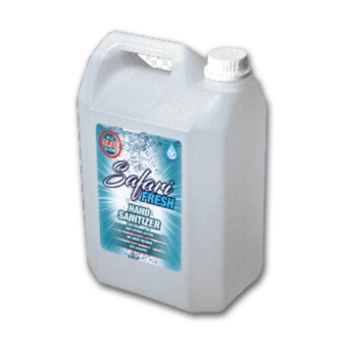 Safari Fresh 70% Alcohol Hand Sanitizer Gel & Liquid 5L