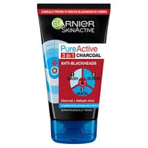 Garnier Pure Active 3 In 1 Charcoal 150 Ml