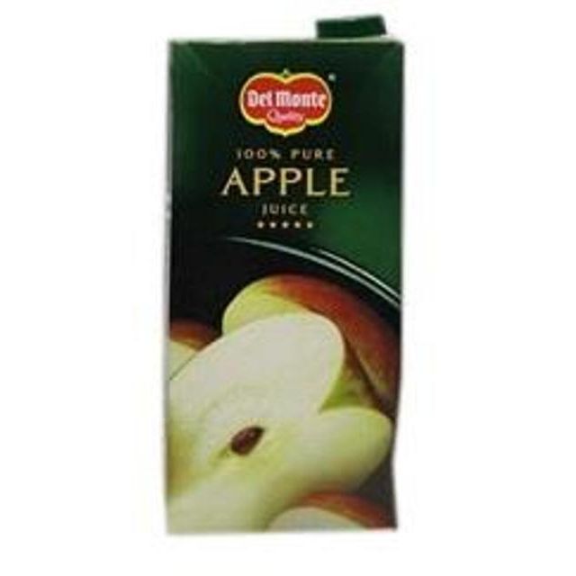Del Monte 100 Percent Pure Apple Juice 1 L