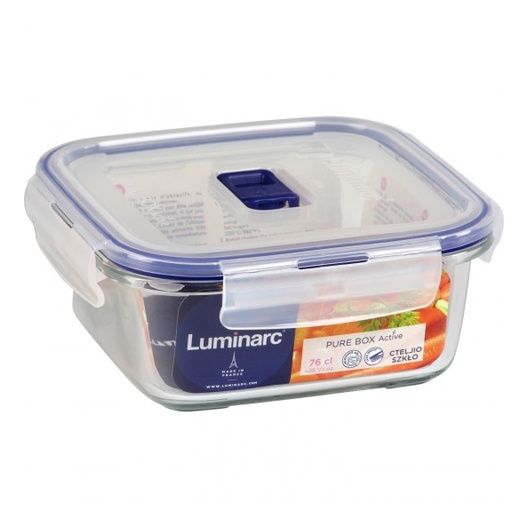 Luminarc P3551 Pure Box Flat Rim Square - 76cl