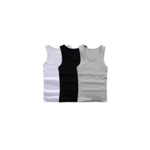 Fashion Vest Shirt 3 Piece White Comfortable Vests + Pen