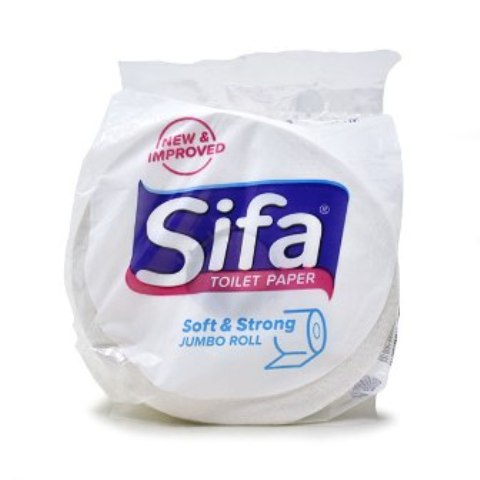 Sifa Jumbo Roll Toilet Paper - White 1 bale x 12pcs