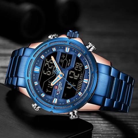 Naviforce Luxury Watches Men's Waterproof Quartz Clock
