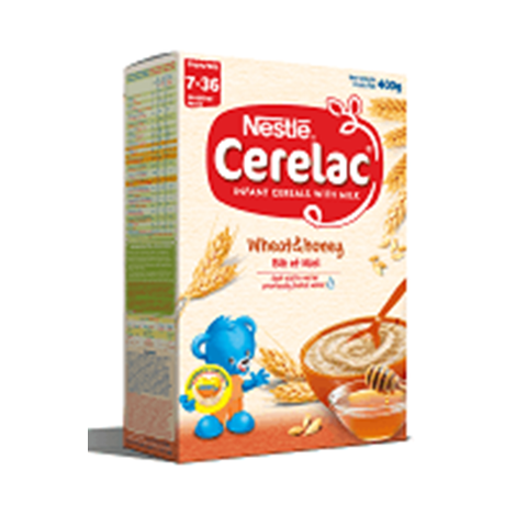 Nestle' Cerelac Honey & Wheat With Milk 6 Months+ 400 g
