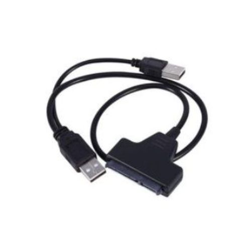 SATA 22 Pin To USB 2.0 Cable Adapter For 2.55 HDD Hard Disk Drive With USB Cable