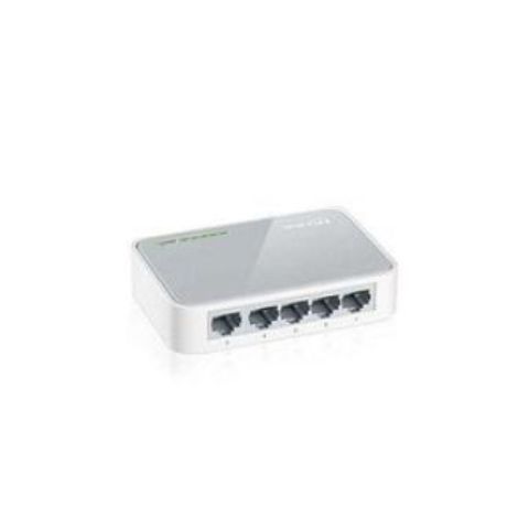 TP Link Desktop Switch - 5-Port - 10/100Mbps - White