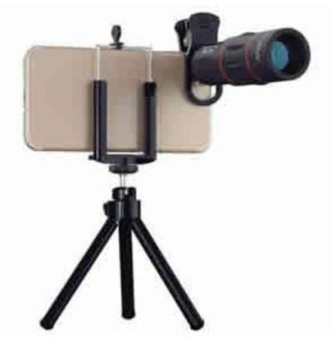 18X Telescope Zoom Lens with Mini Desktop Tripod Phone Clip