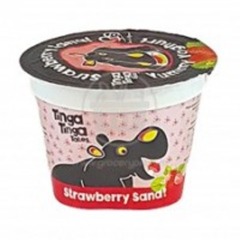 Bio Tinga Tinga Yoghurt Strawberry 90 ml 4pack