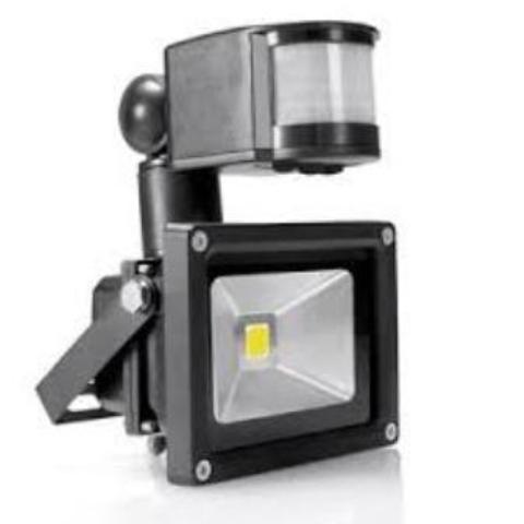 20W LED Security Floodlight With PIR Motion Sensor