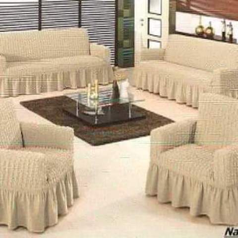 Eight Seater Sofa Cover Beige