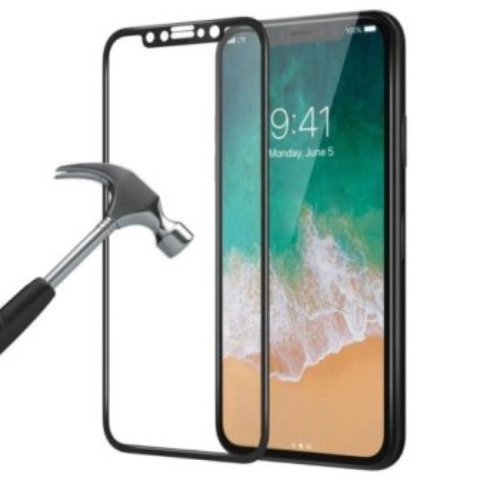5D Full Coverage Screen Protector for iPhone X Tempered Glass