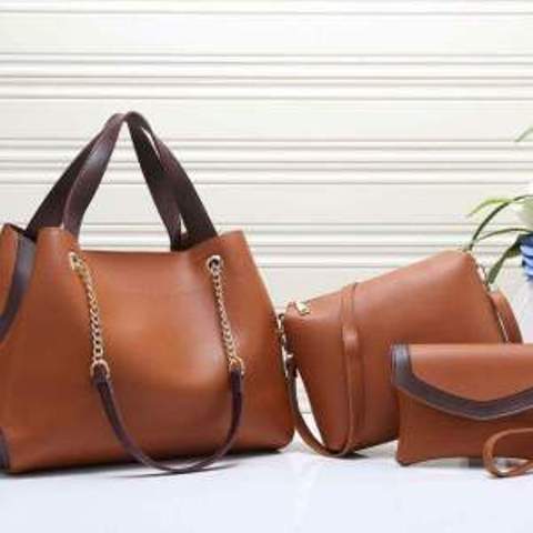 Classy 3in1 Ladies Handbags Brown