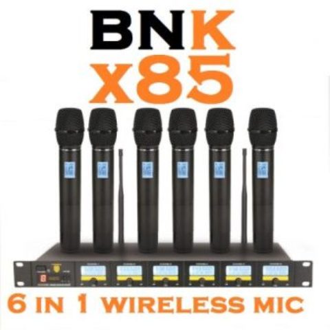 BNK x85 Professional 6-in-1 Wireless Microphone