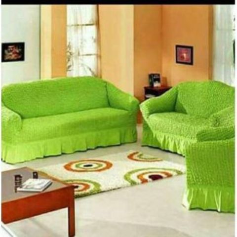 Fashion Light Green Sofa Covers Stretchable Fits All Designs 3,2,1,1