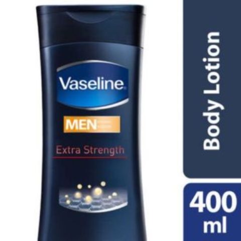 Vaseline Men's Extra Strength Non - Greasy Body Lotion - 400ml