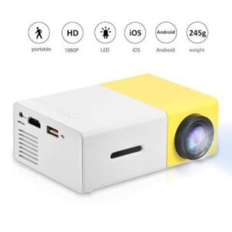 LED Projector Full HD 1080P Mini Portable Home Theater Media Player