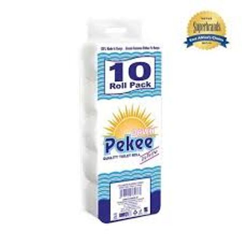 Dawn Pekee 2 Ply Unwrapped White Toilet Tissue 10 pack