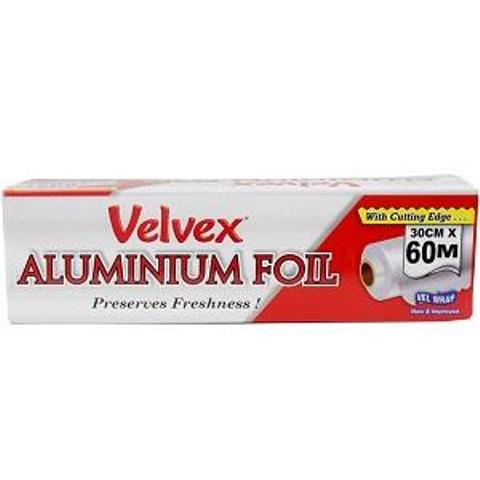 Velvex Aluminium Foil 30cm(w)x60m(l)