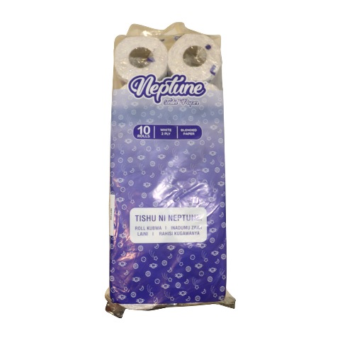 Neptune Toilet paper 2PLY Wrapped  10 Pack