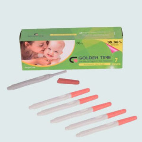 Golden Time One Step LH Ovulation Test Kit (Single Use) – 7 Pieces + One Step Pregnancy Test Kit
